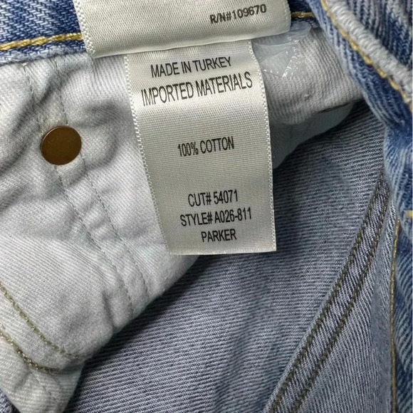 Agolde Parker Shorts Size 25 Color Swapmeet - Picture 9 of 11